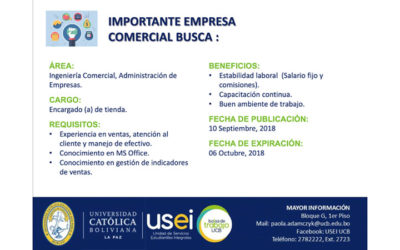 IMPORTANTE EMPRESA BUSCA