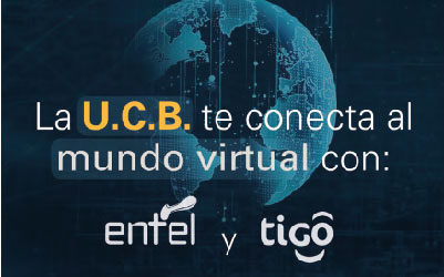 La U.C.B. te conecta con el mundo virtual con Entel y Tigo